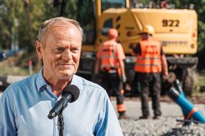 [VIDEO] Kolej na Łomżę