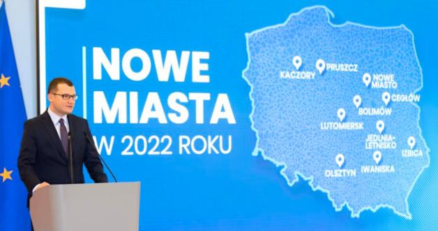[VIDEO] 10 nowych miast na mapie Polski od 1 stycznia 2022 roku