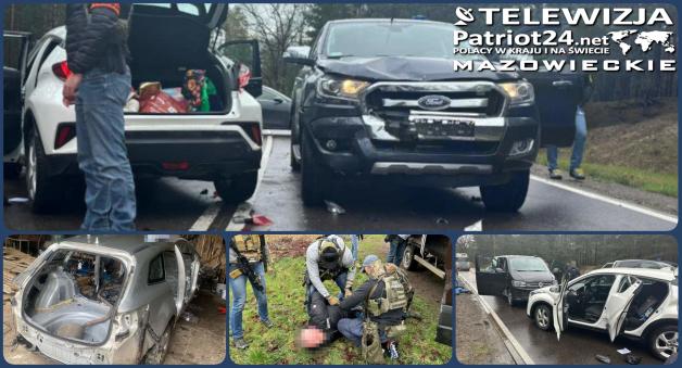 [VIDEO] Wołomiński gang samochodowy rozbity przez policyjną grupę 