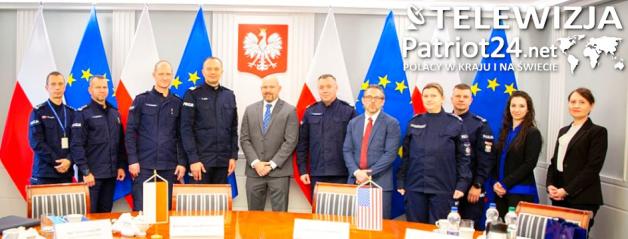 Wizyta delegacji Federalnego Biura Śledczego (FBI) w Komendzie Głównej Policji