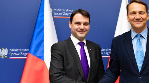 [VIDEO] Radosław Sikorski i Petr Macinka: wspólna linia wobec zagrożeń w Europie Środkowej